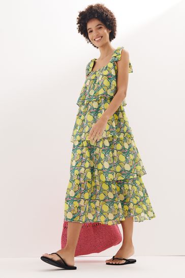 Buy Olivia Rubin x Label Multicoloured Tiered Dress from Next Austria