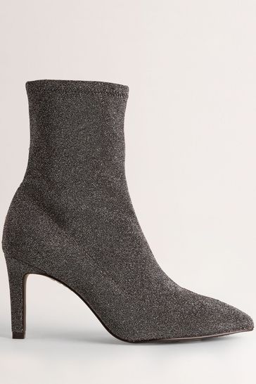 Boden Grey Ankle Stretch Boots
