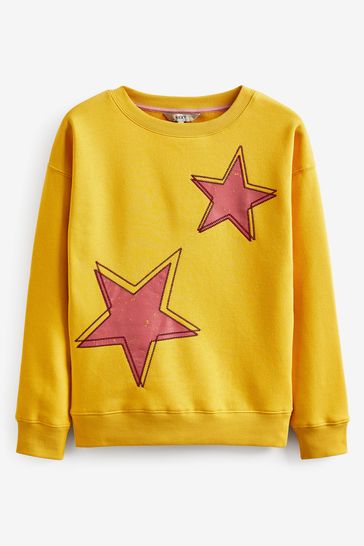 Yellow star sweatsuit sales