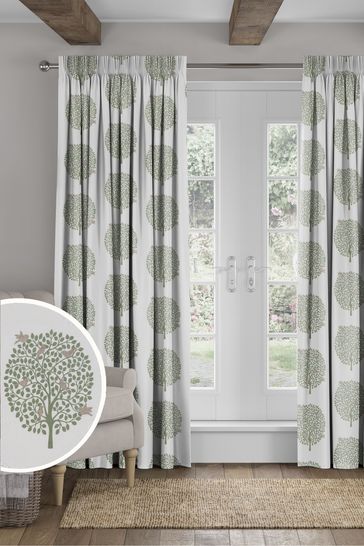 Sanderson Green Bay Tree Made To Measure Curtains