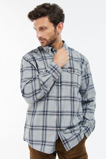 Barbour® Grey Singsby Thermo Weave Shirt