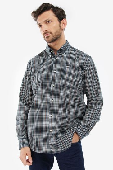 Barbour® Blue Henderson Thermo Weave Shirt