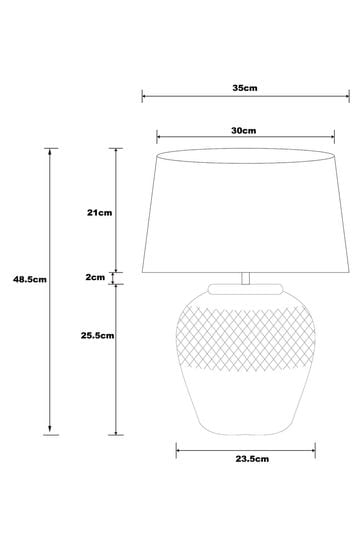Cream lamp discount