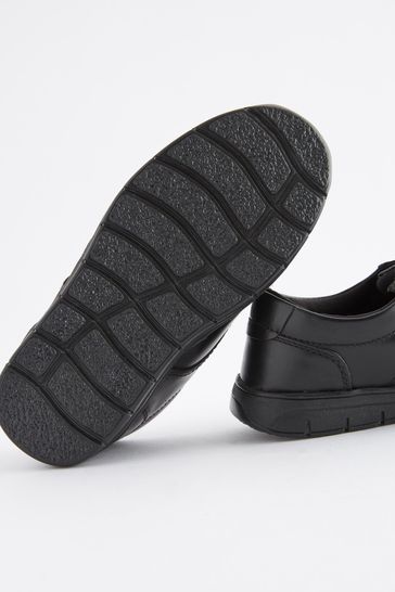 Boys black lace up shoes deals
