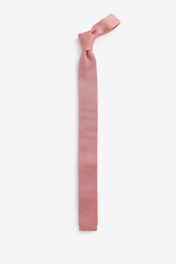 Pink Knitted Tie (1-16yrs)
