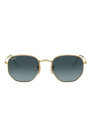 Hexagonal flat deals lenses sunglasses