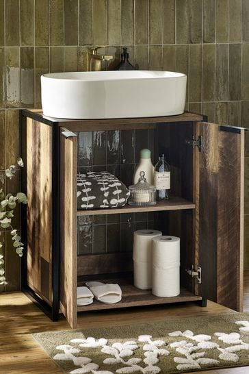 Vanity under hot sale sink