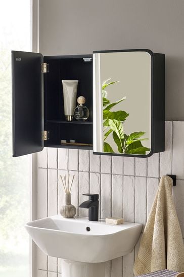 Black wall new arrivals cabinet