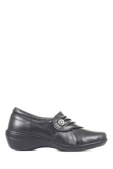 Black wide shoes ladies top