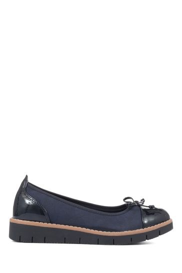 Blue ballet pumps uk best sale