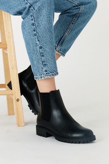 Accessorize Black Chelsea Ankle Boots