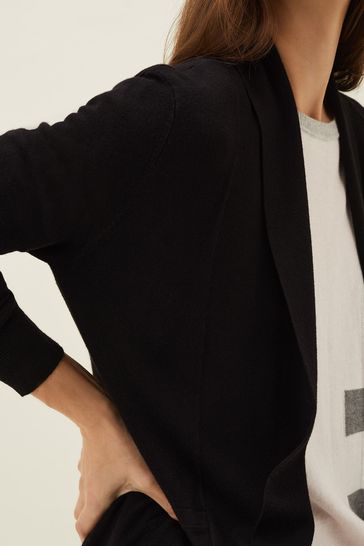 Buy Phase Eight Black Lili Longline Cardigan from Next Australia