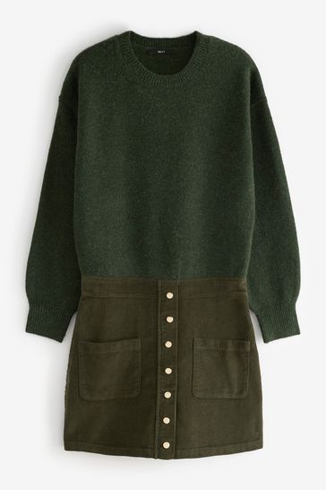 Green corduroy jumper sale