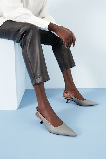 Grey kitten heels uk 2025
