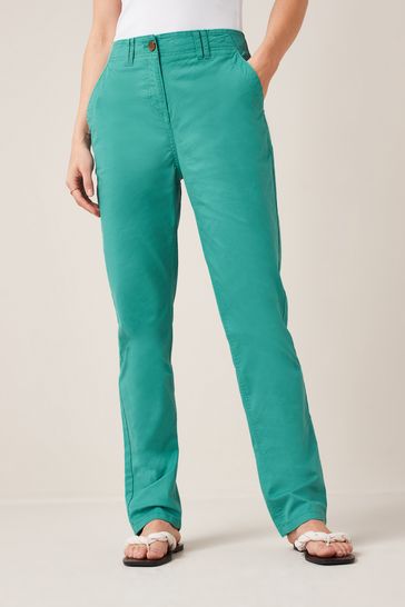 Teal Blue Chino Trousers