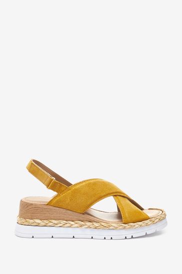 Ochre wedge deals sandals