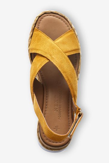 Ochre wedge deals sandals