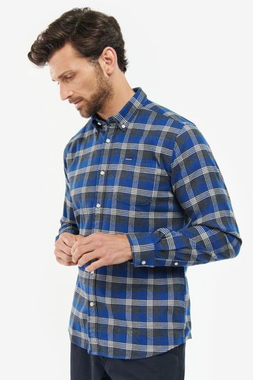 Barbour® Blue Brockwell Tailored Fit Shirt