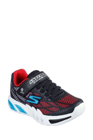 Buy Skechers Black Flex Glow Elite Vorlo Kids Trainers from Next