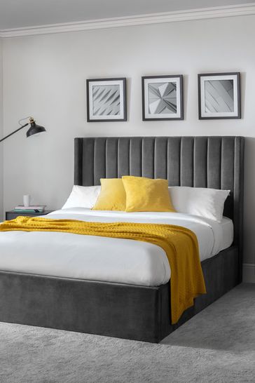 Scalloped cheap headboard king