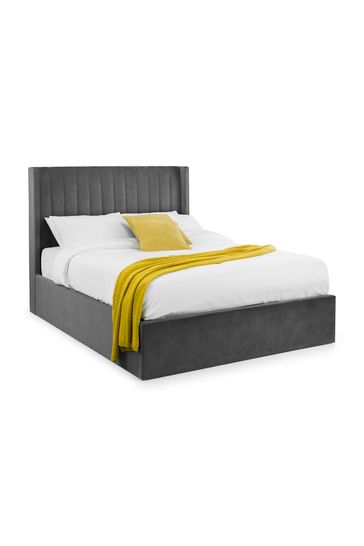 Scalloped store headboard queen