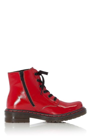 Rieker Womens Red Boots
