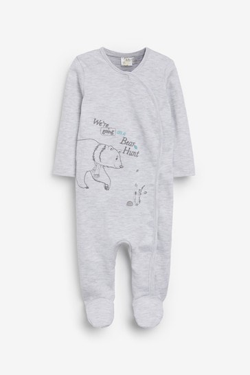 We're Going On A Bear Hunt Cream Sleepsuit
