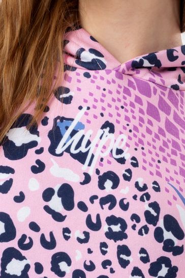 Victoria's secret pink leopard on sale sweatshirt