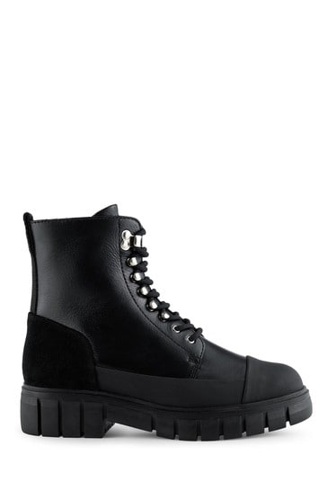 Shoe the Bear Black Rebel Lace Boots