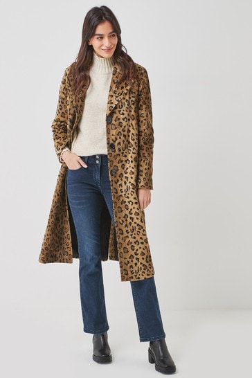 Helene berman hotsell leopard coat