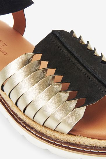 Leather outlet comfort sandals
