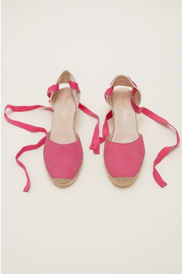 Ankle tie shop espadrilles flats