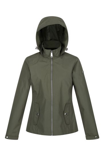 Ladies green waterproof sale coat