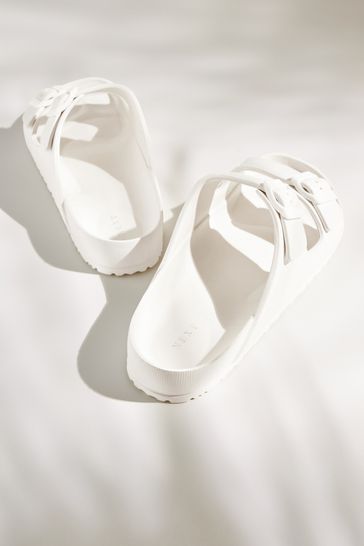 Adjustable cheap buckle sandals