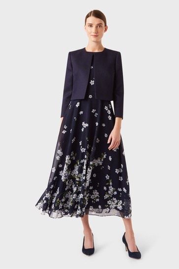 Buy Hobbs Blue Petite Elize Jacket from Next Ireland