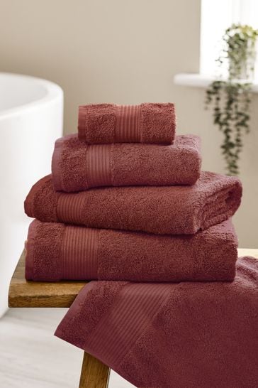 Red Marsala Egyptian Cotton Towel