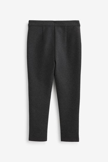 Grey Jersey Stretch Pull On Skinny School Trousers 3 17yrs