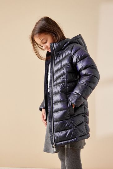 Next navy padded coat sales