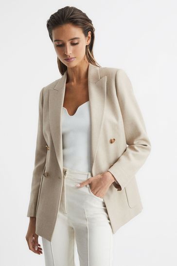Buy Reiss Larsson Double Breasted Twill Blazer from the Laura Ashley online shop