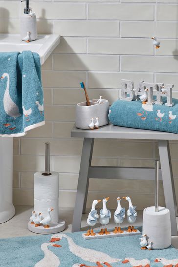 White Geese Soap Dispenser