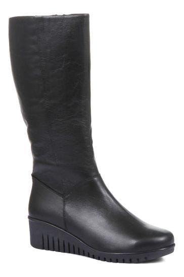 Buy Pavers Ladies Leather Knee High Boots from Next Luxembourg
