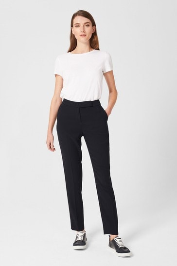 Hobbs Blue Abigail Tapered Trousers