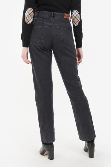 Barbour black jeans sales