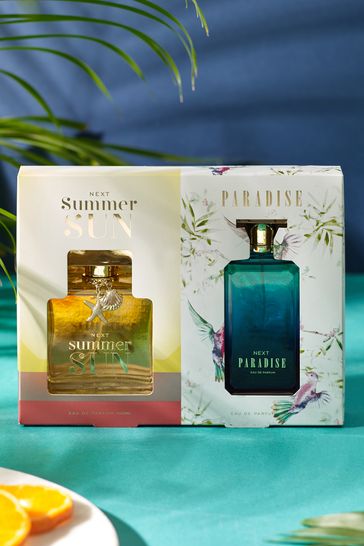 Paradise 100ml Eau De Parfum and Summer Sun 100ml Eau De Parfum Perfume Set