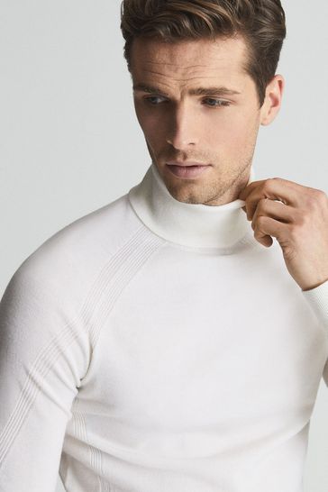 Mens roll neck golf tops hotsell