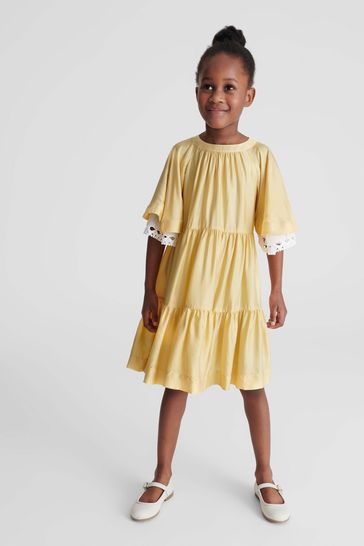 Reiss yellow outlet dress