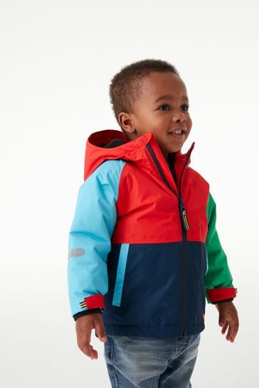 Multi coloured waterproof jacket new arrivals