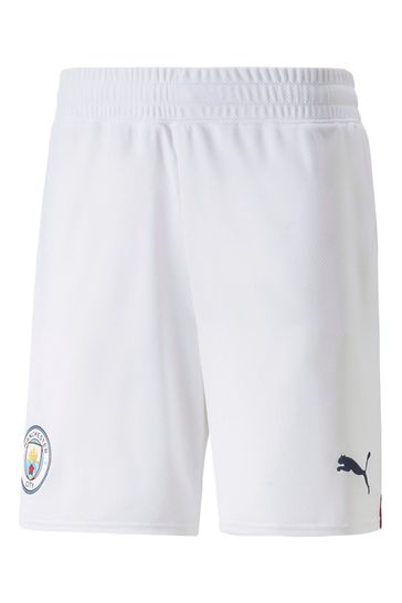 Puma White Manchester City Home 2022/2023 Football Shorts