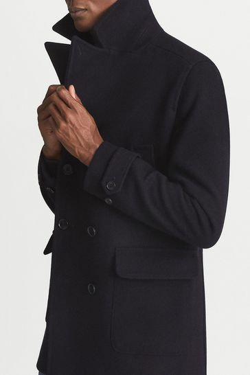 reiss mens pea coat