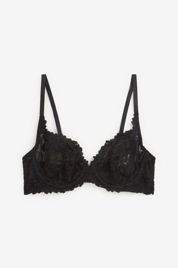 Black shop lace bra